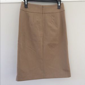 Brown Midi LOFT Skirt